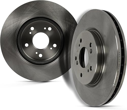 SCITOO Rotores de frenos 2 piezas Kit de frenos delanteros para Acura RDX 2007-2012, Honda Accord Crosstour 2010-2011, Honda Crosstour 2012-2015,