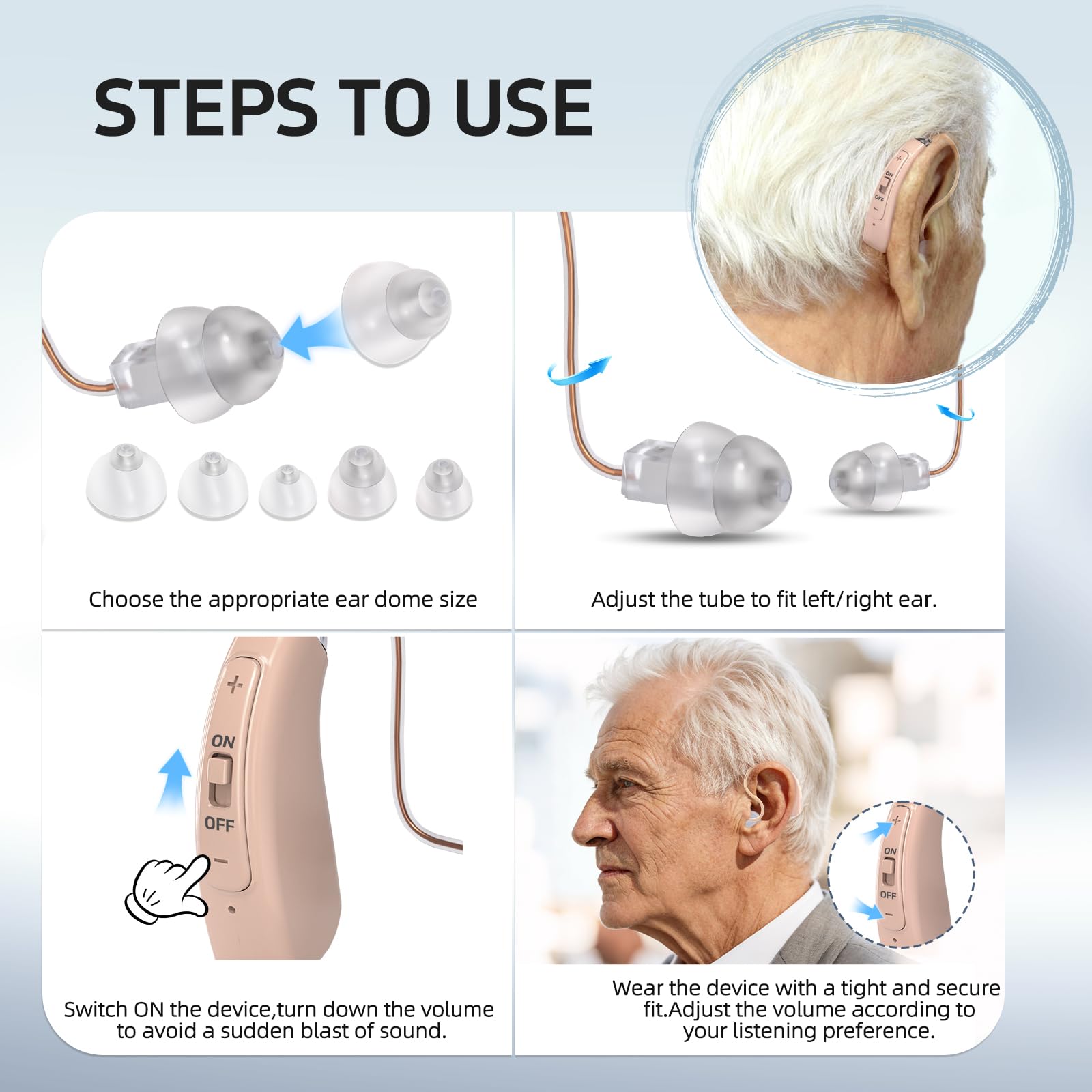 Dispositivo auditivo digital intrauditivo para adultos