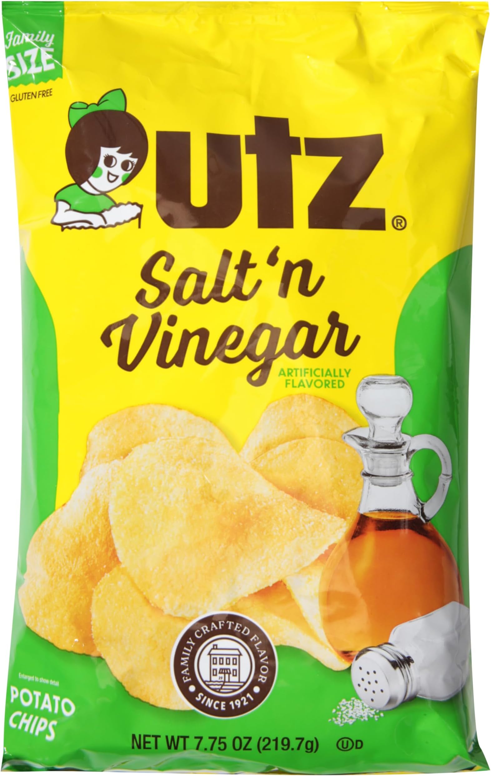 7.75 oz Utz Salt & Vinegar Potato Chips