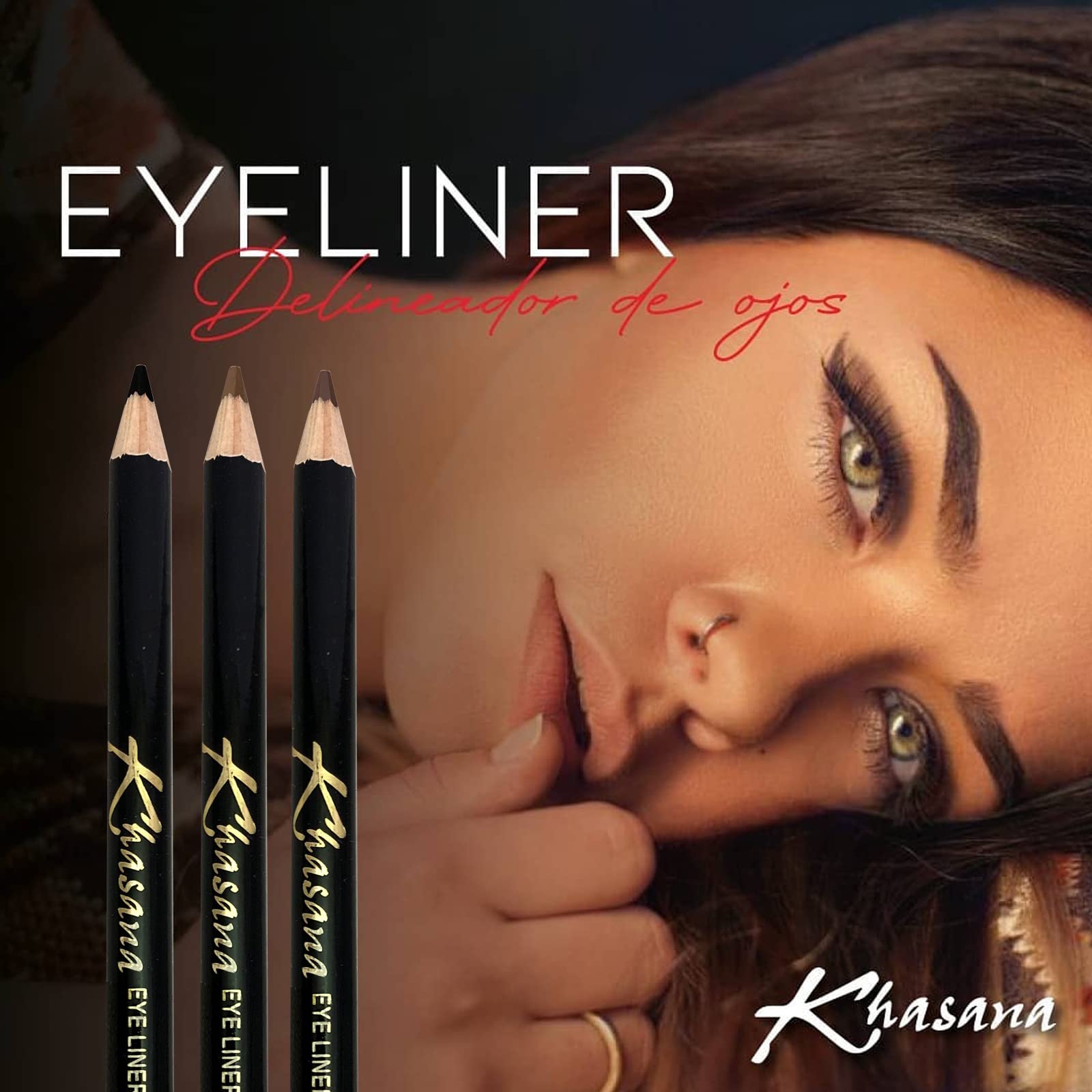Longwearing Waterproof Smudge-resistant Eyeliner Pencil #14 Light Brown