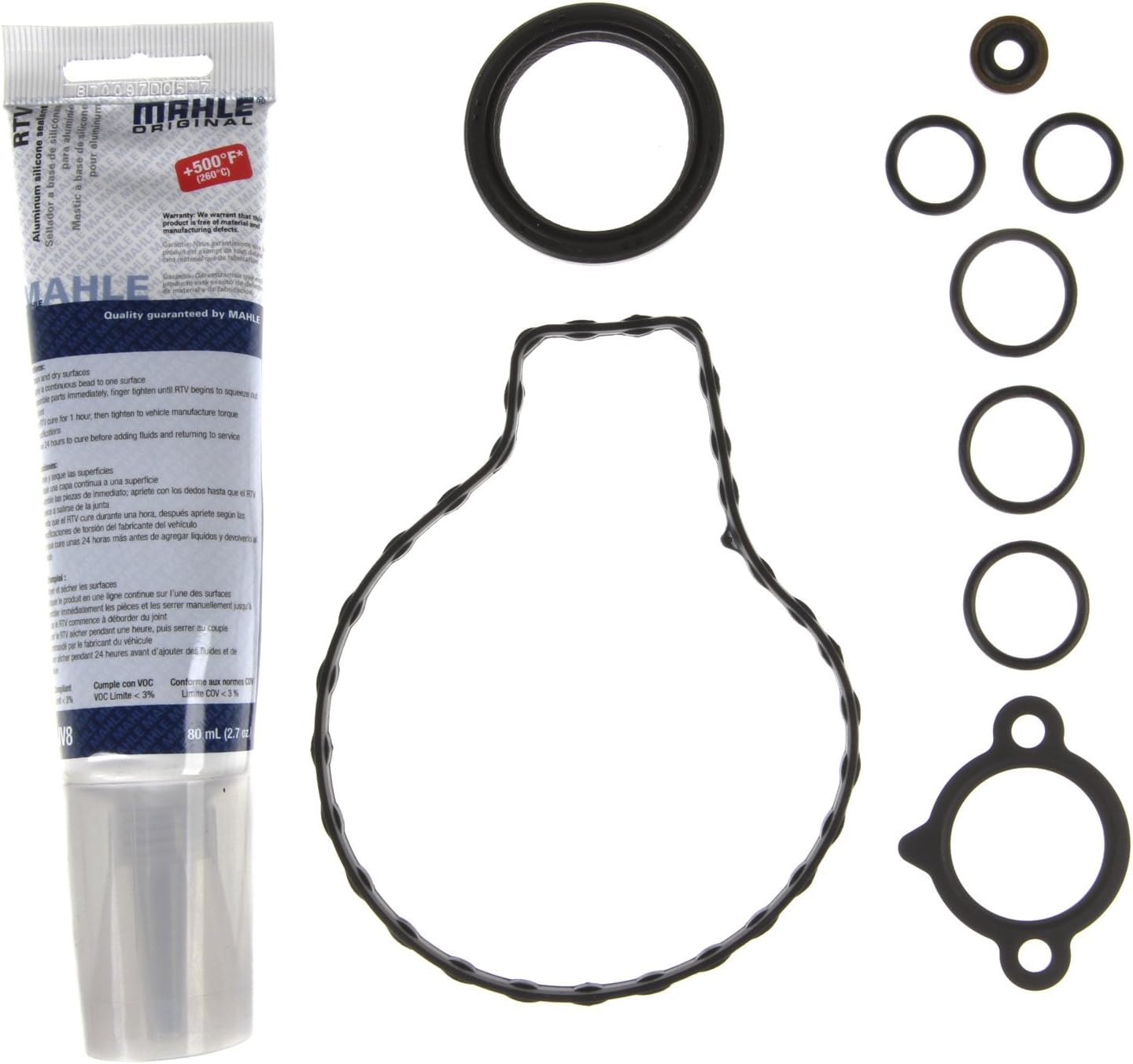 Mahle JV5188 Engine Timing Cover Gasket Set,Standard