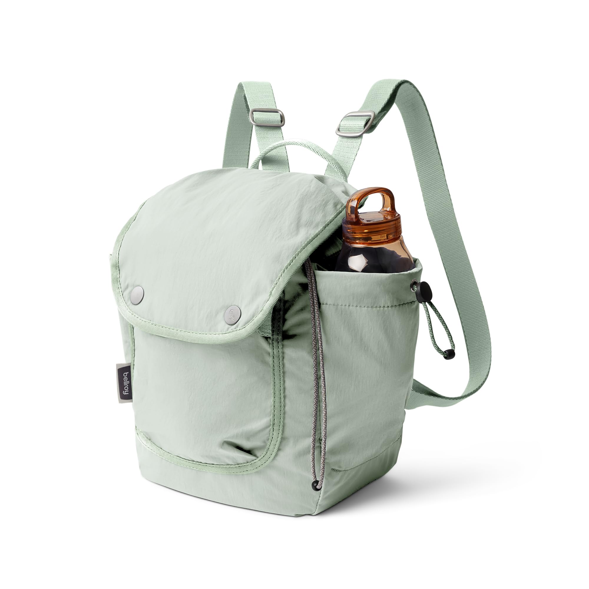 Bellroy Cinch Minipack (lightweight 9 liter backpack with external organization and adjustable shoulder straps) - Seafoam