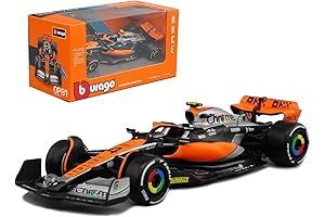 Bburago 1/43 Scale 2023 MCL60#4 F1 Racing Diecast Model Car