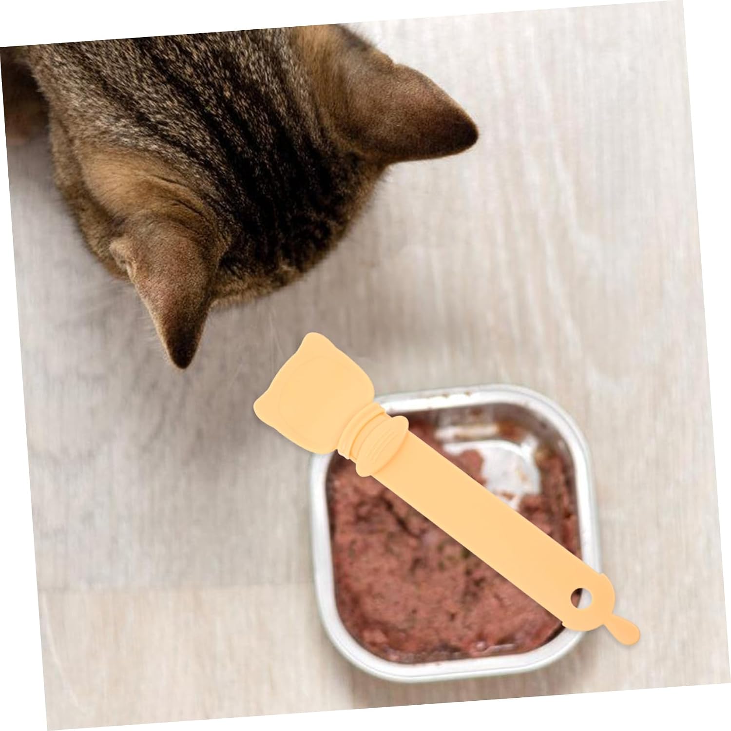Abaodam 3pcs Cat Food Squeezer Convenient Feeding Spoon for Wet Treats Compact Design Multi-Functional Cat Feeder Made from Safe Hips Material for Easy Pet Feeding image 5