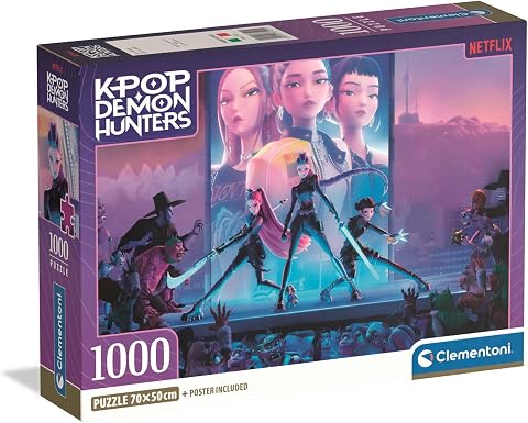 Puzzle K-Pop Demon Hunters 1000 Pièces au Format 70x50 cm Dès 14 Ans
