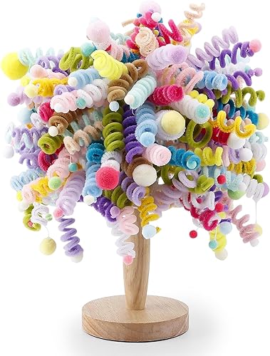 Vista 133 de Caydo 200 piezas de limpiapipas negras de Halloween, tallos de felpilla a granel para niños, manualidades, manualidades creativas y decoración