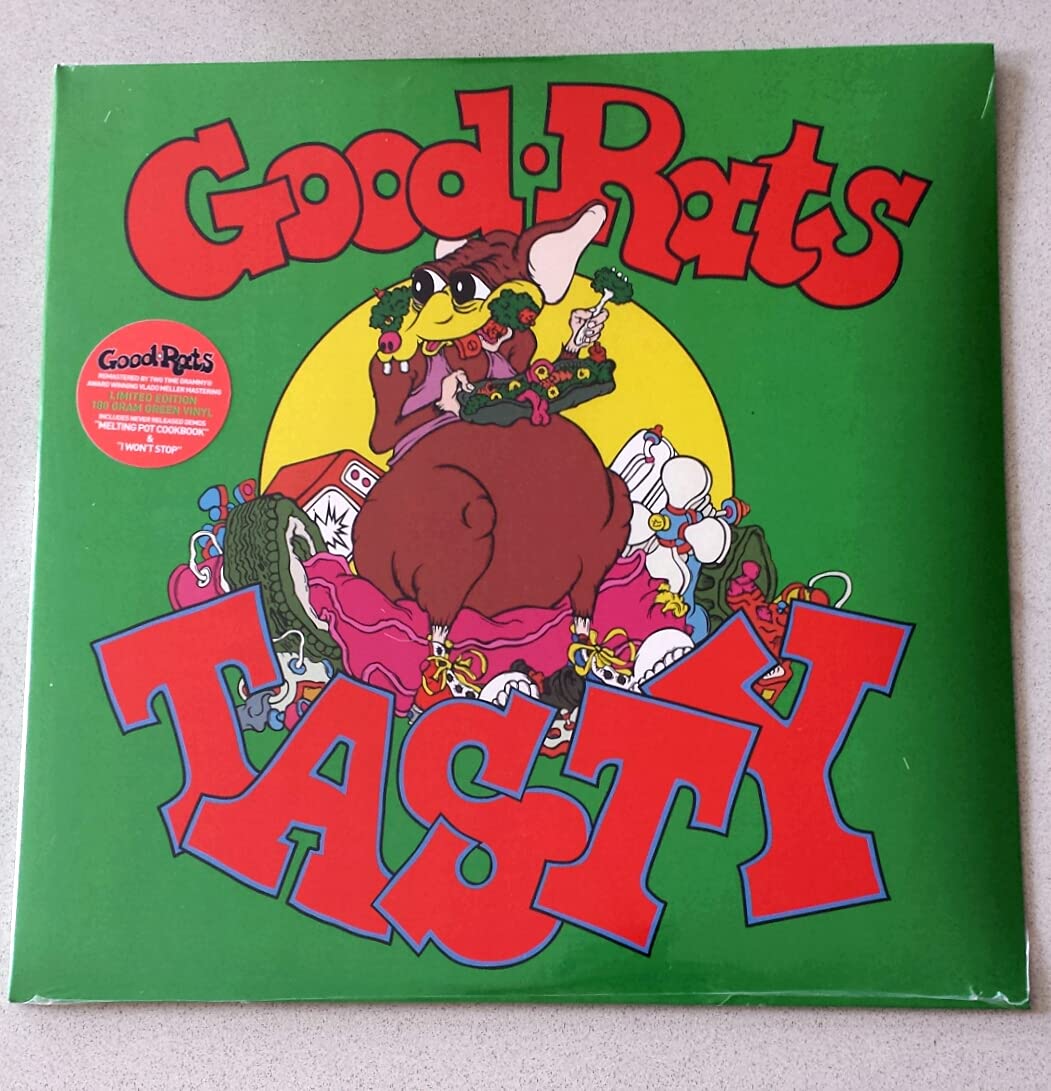 Tasty by the Good Rats 180gram GREEN vinyl CDs & Vinyl