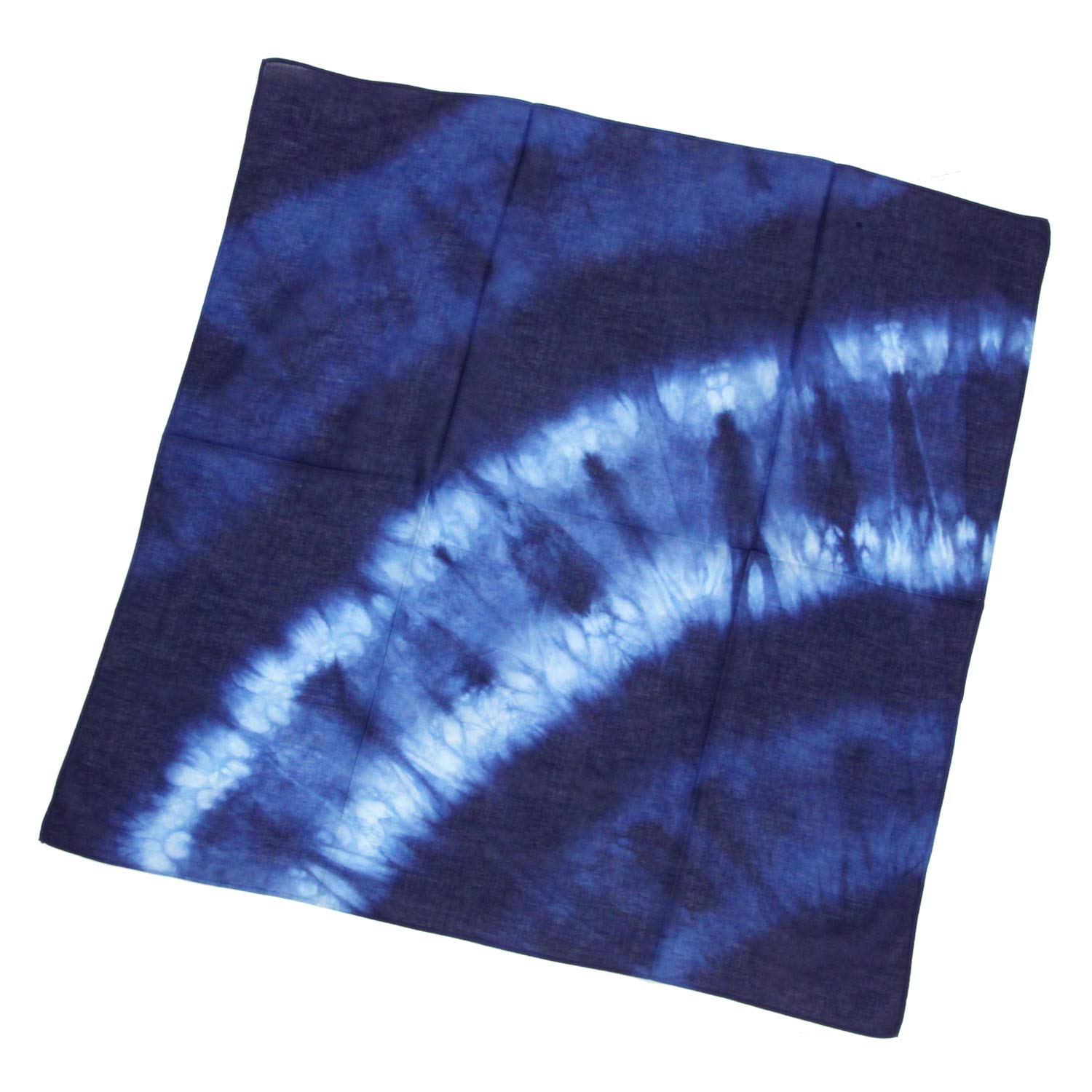 Hon Indigo Dyeing Bandana Mini Scarf Yano Factory, navy