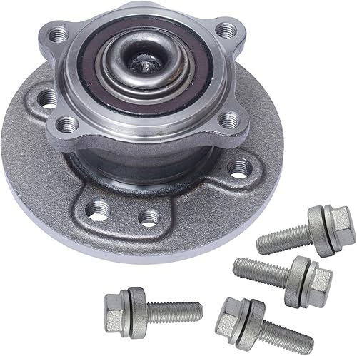 Miniatura 1 de 512304 Conjunto de cojinete de rueda trasera y cubo compatible con Mini Cooper 2002 2003 2004 2005 2006 (construido antes del 406 fecha de