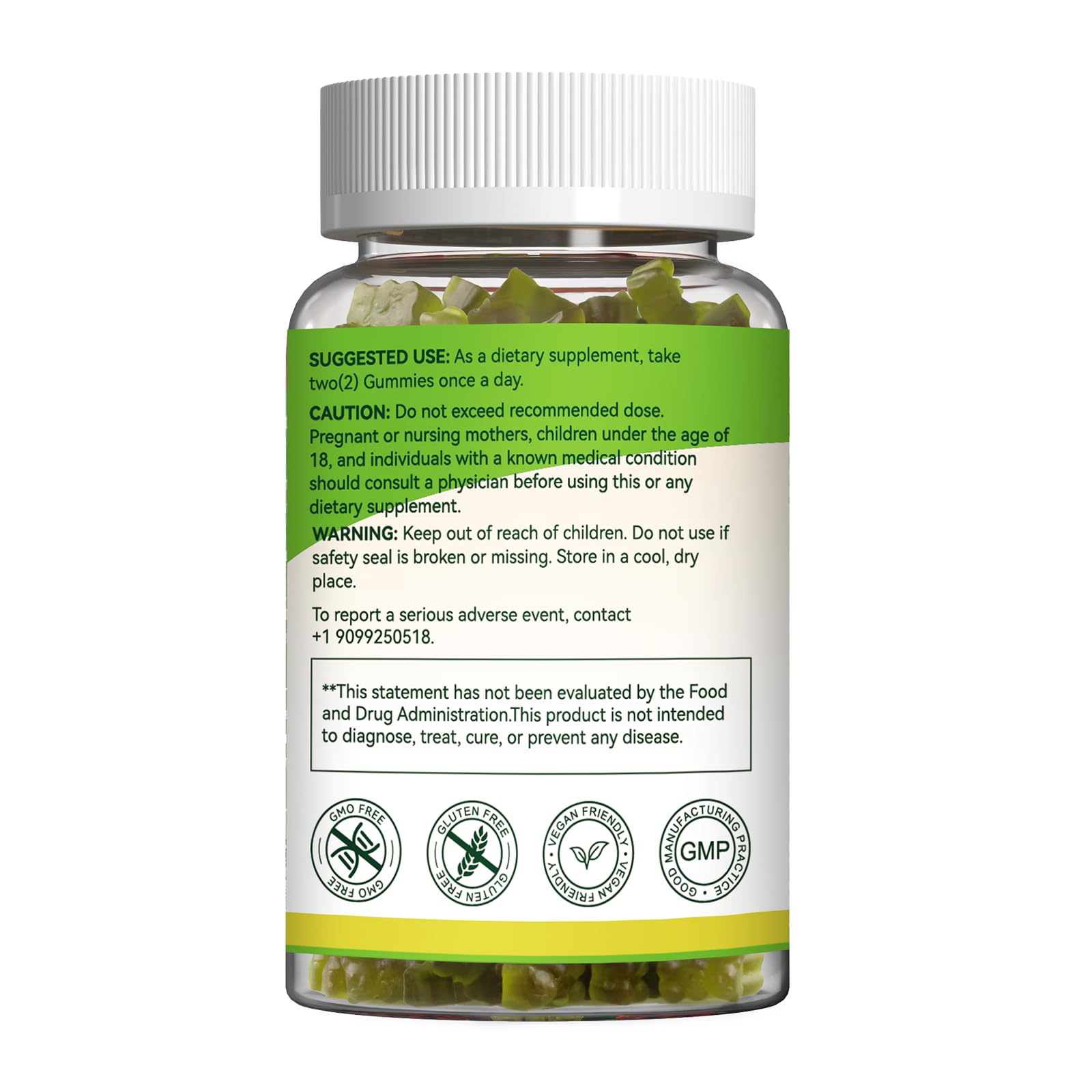 Valerian Root Extract Gummies 2000mg for Relaxation & Mood Support,60 Count — Amazon image 7