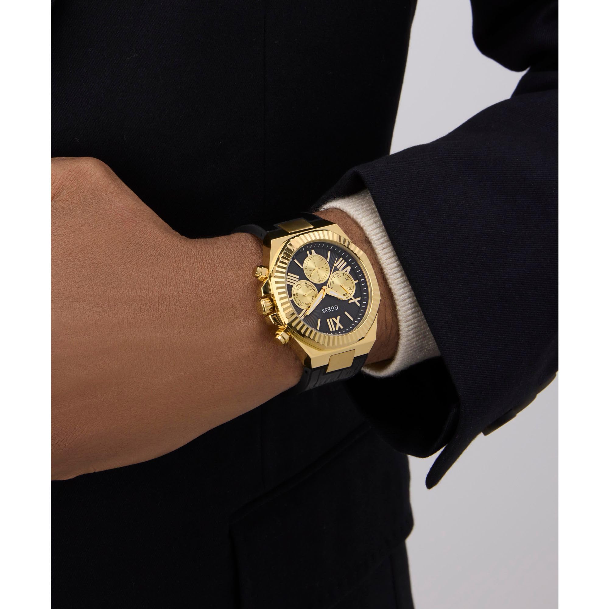 Guess Watches Guess Equity GW0791G3 - Reloj para Hombre, Color Negro