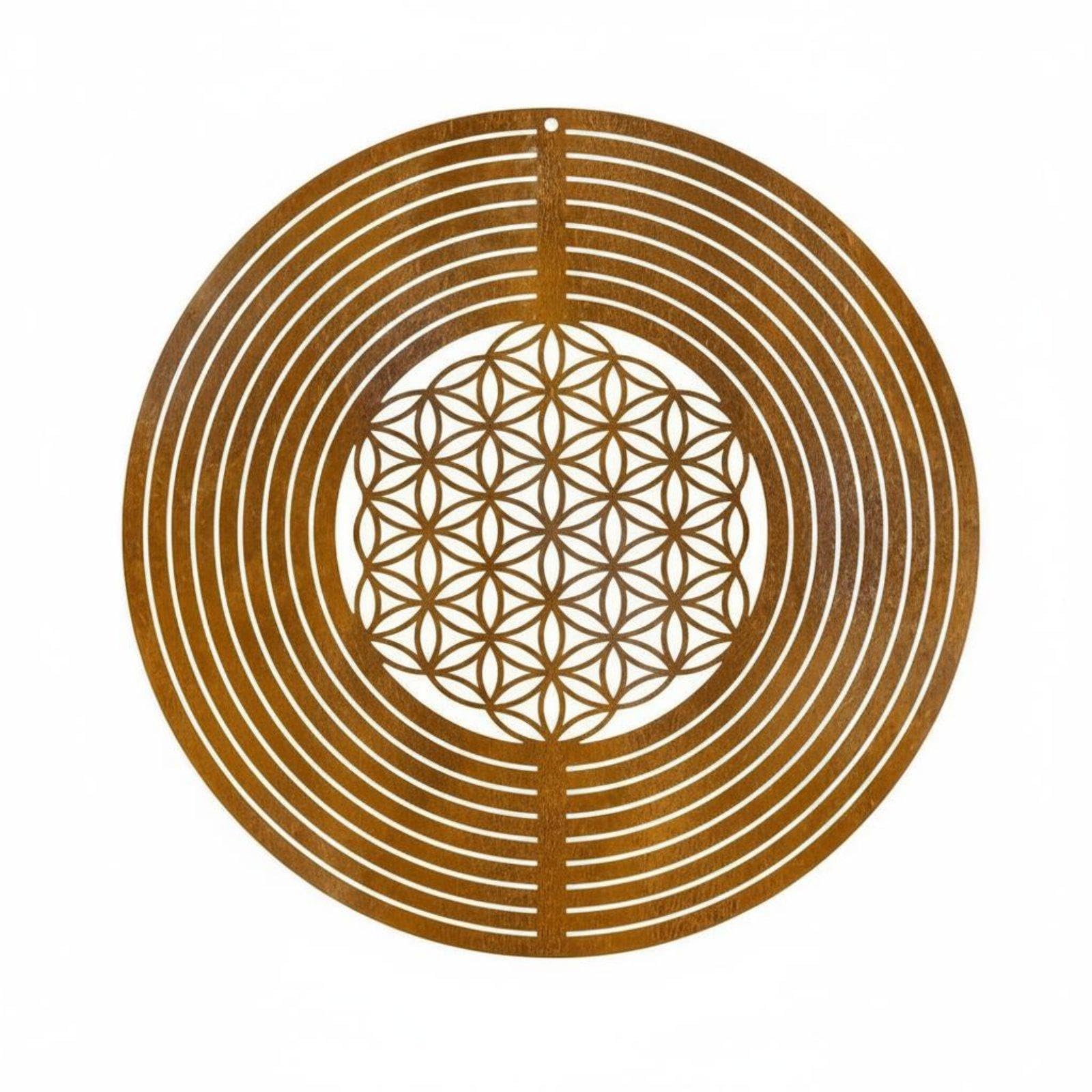 Metal Wind Rotator Rotating Foldable Metal Twist Ornament Vintage Style Weathered Round Hanging Decor for Garden, Outdoor|Home & Garden| Yard Garden & Outdoor Living| Garden D?©cor| Wind-picture-23