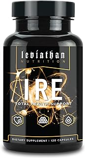 Leviathan IRE Complete Health Support - Overall Health & AntiOxidant Support with Longvida® Optimized Turmeric Curcumin, Grape Seed, Berberine, Arjuna, and Resveratrol