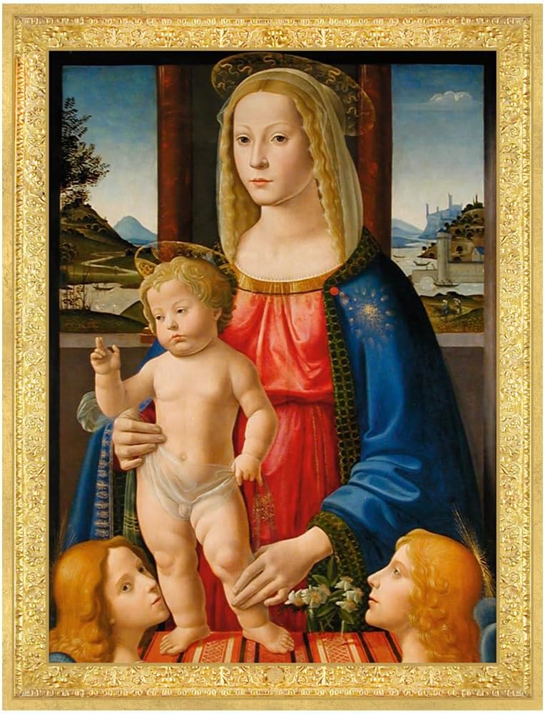 Caspari Madonna And Child Large Boxed Christmas Cards - includes 15 Boxed Christmas Cards