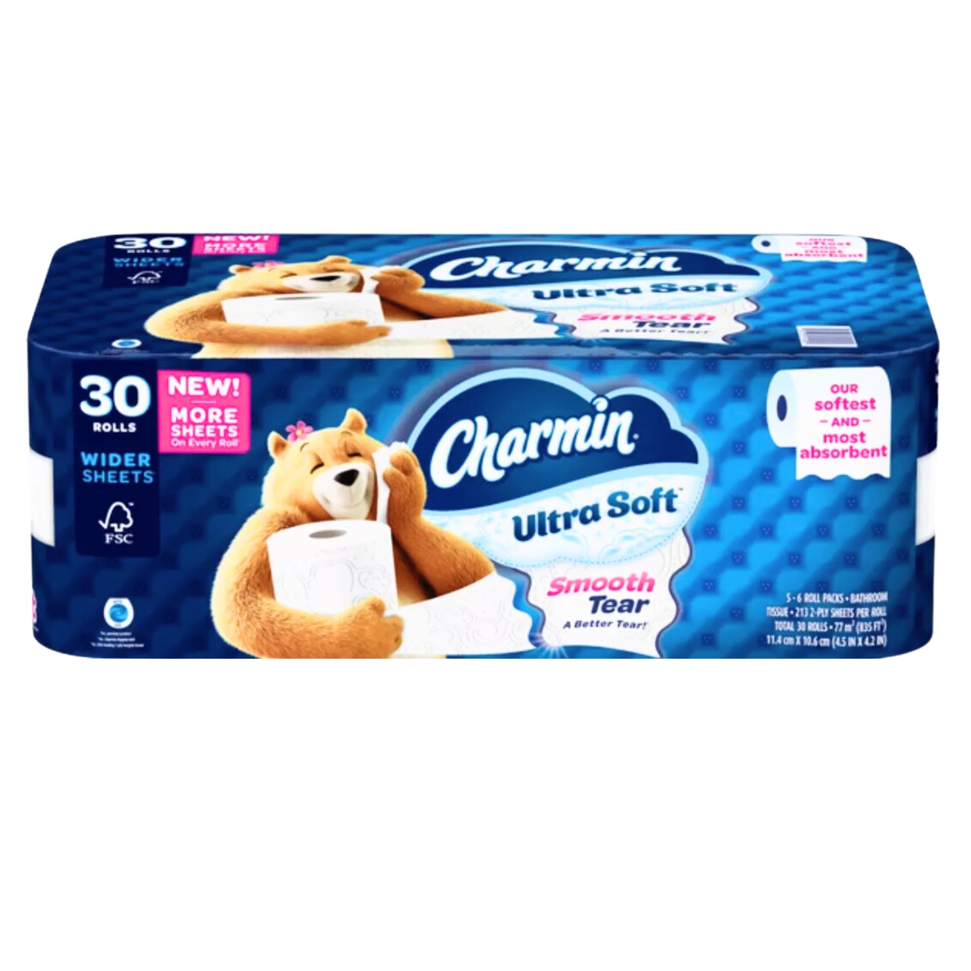 Charmin Ultra Soft Toilet Paper, 30 Jumbo Rolls | Eco-Friendly & Biodegradable - main product image