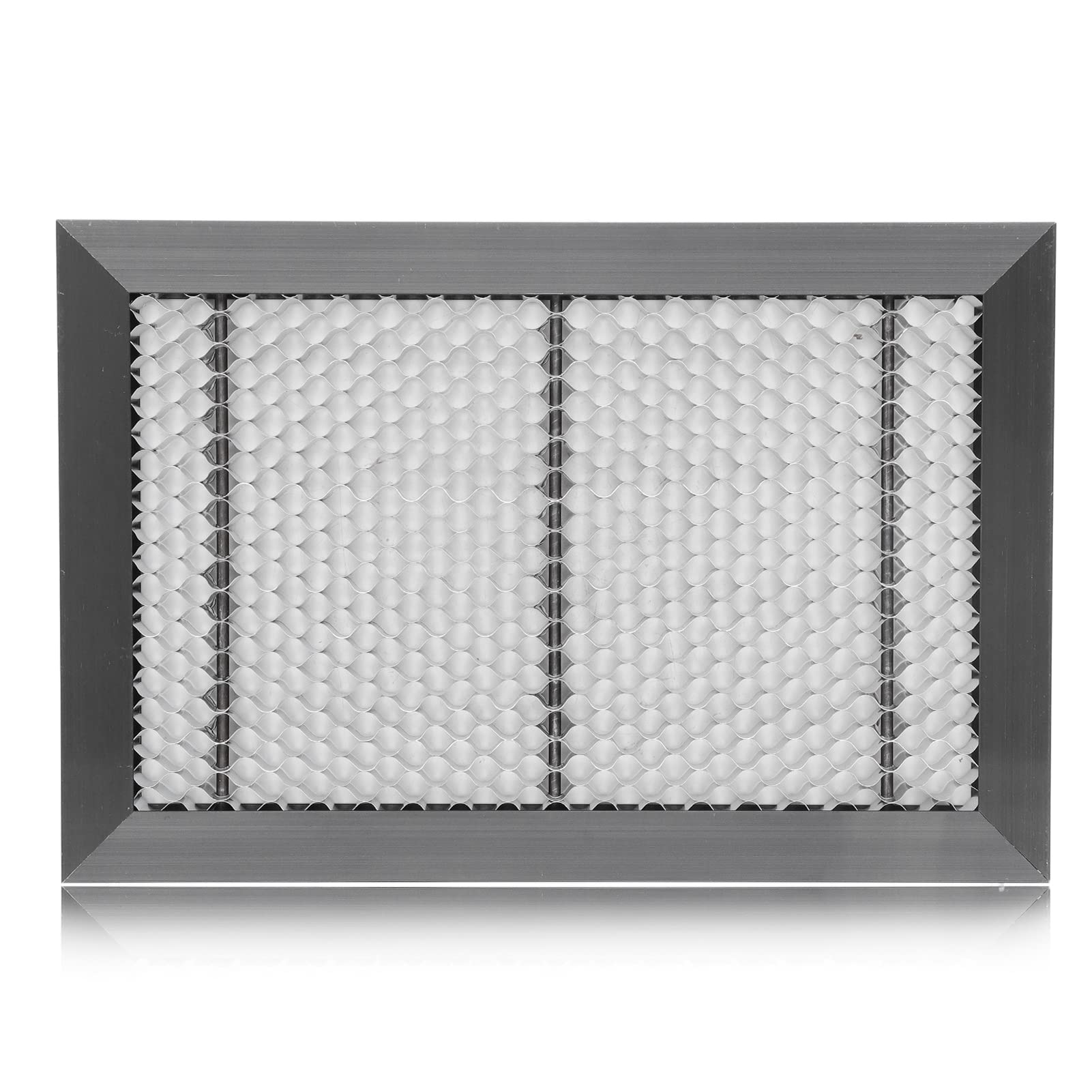 Laser Honeycomb Working Table, Laser Working Bed 300 x 200 x 22 mm Honeycomb Laser Bed with Metal Desktop Protective Plate for CO2 CNC Cutting Machine Laser Engraving Machine