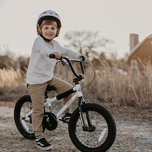 Miniatura 6 de cubsala Starry - Bicicleta para niños de 12, 14 y 16 pulgadas, estilo BMX, con ruedas de entrenamiento, freno para niños de 1 a 8 años, varios