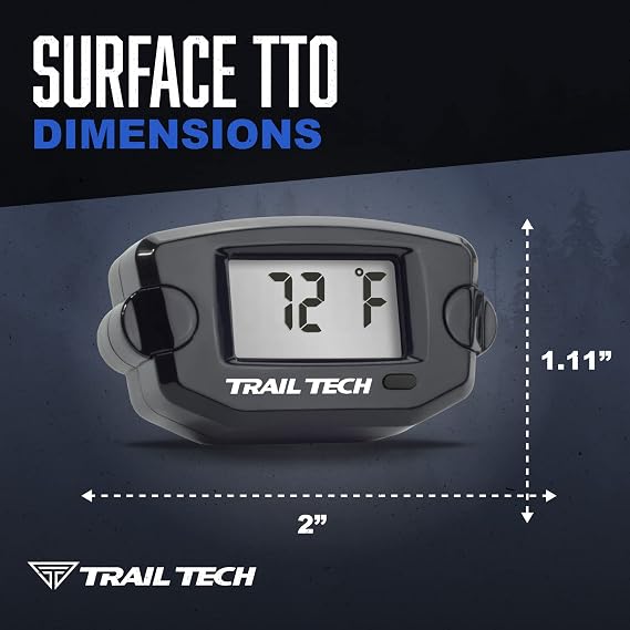 Trail Tech 742-EH3 TTO Temperature Digital Gauge 25mm Hose Sensor
