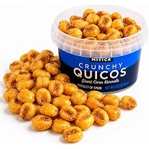 Quicos Crunchy Giant Corn Kernels | Gluten Free Corn Nuts Snack | Authentic Spanish Roasted Corn | Extra Crunchy Mediterranean Snack | Imported from Spain | 2.8 oz Containers 12 Pack 2.8 oz Each