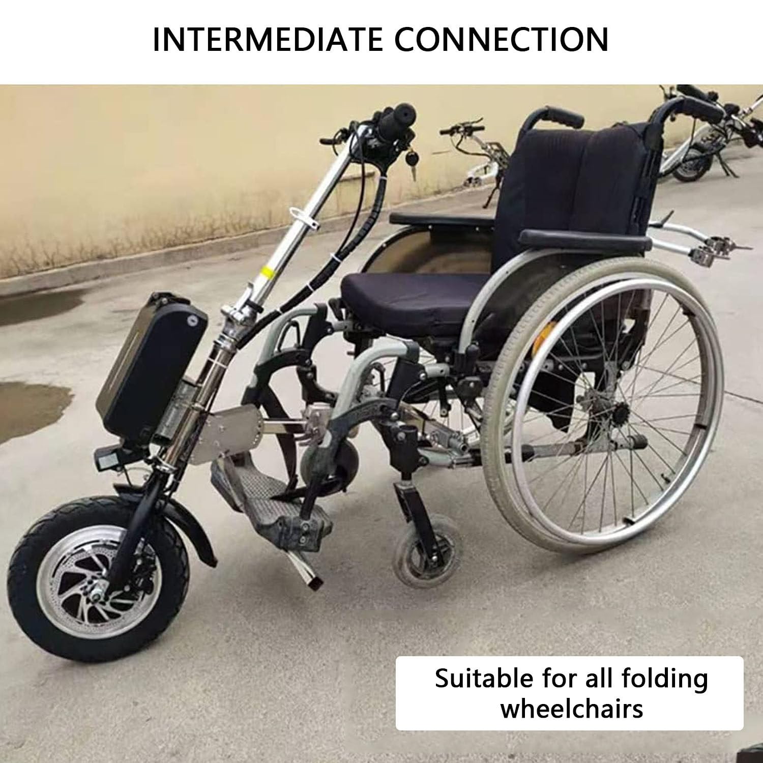 Amazon | 500W 電動ハンドサイクル車椅子アタッチメント、耐久性 65km 