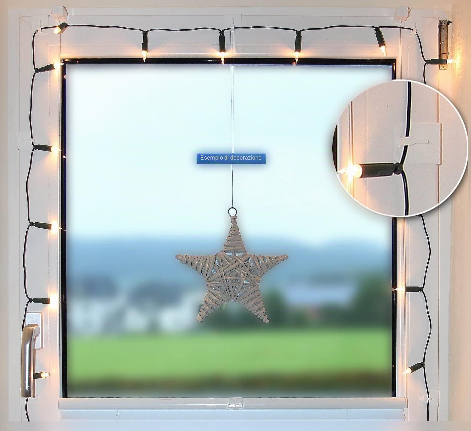 Ganci per finestra 10 pezzi 12-20 mm bianco universali