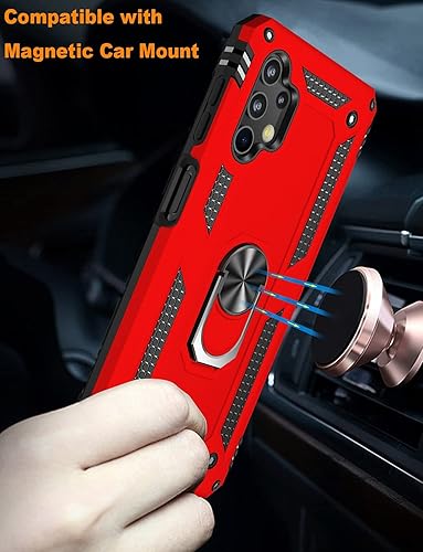 Miniatura 6 de IKAZZ Funda para Galaxy A32 5G con protector de pantalla, grado militar, a prueba de golpes, pasa 16 pies de prueba de caídas funda protectora con