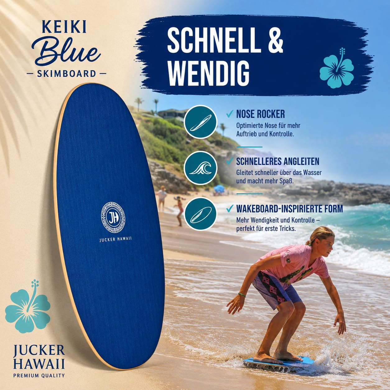 JUCKER Hawaii Skimboards – Fun & Sports für den Strand