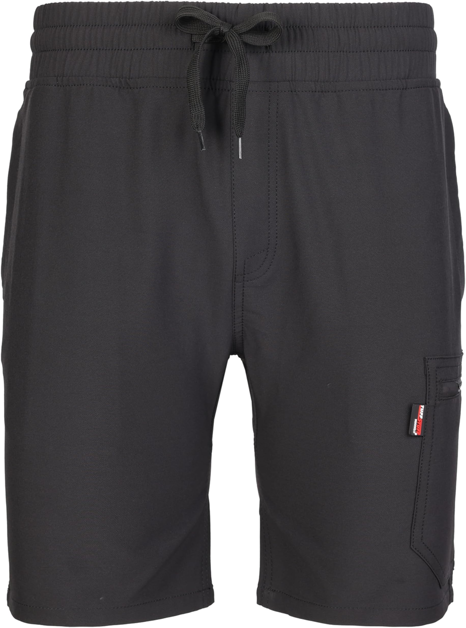 Hyperflex Black Short - Mens Work Shorts - Adjustable Waistband - 4 Way Stretch - Stylish & Comfortable - Workwear - Work Shorts Men
