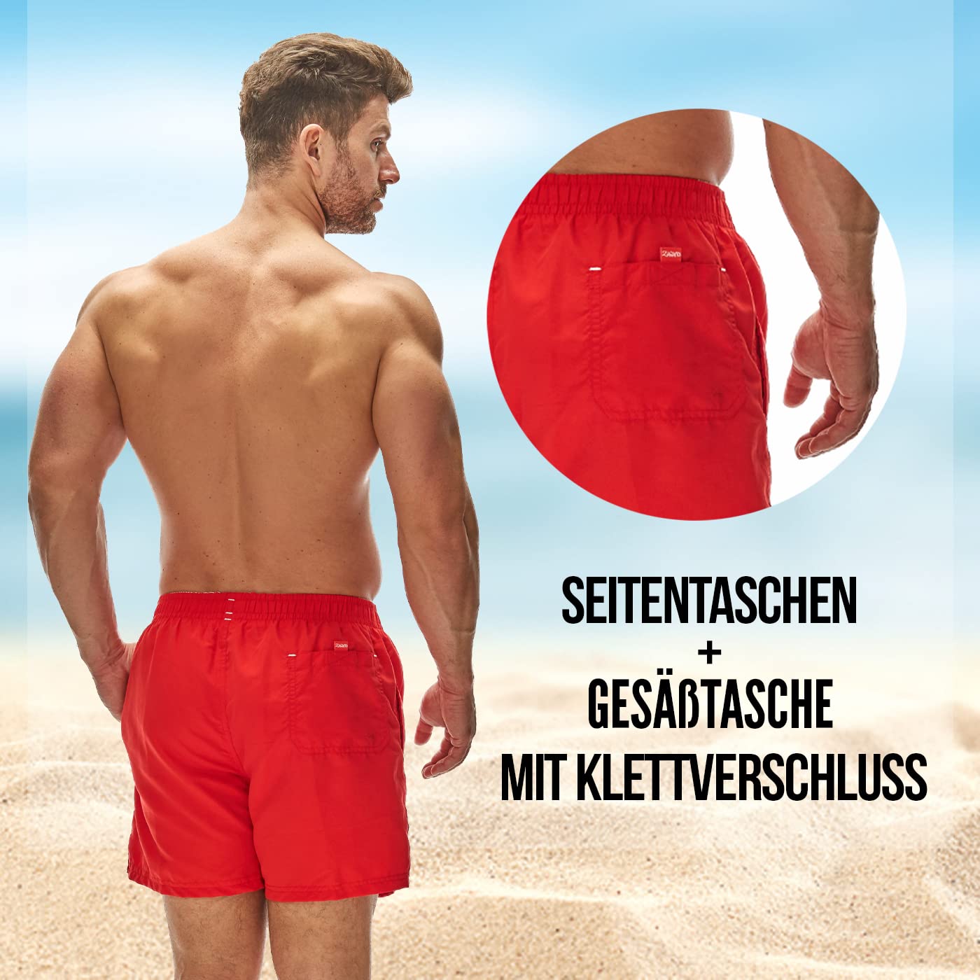 Zagano Adam Lipski Pantalones Cortos para Hombre — view 6