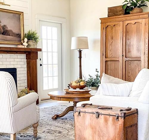 Miniatura 3 de Hauteloom Georgiana - Tapete rústico para puerta de entrada, pasillo, estilo persa, aspecto floral tradicional, gris, negro, marrón claro, crema, 2