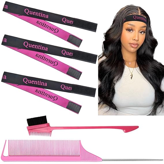 3Pcs Elastic Band for Lace Wig,Lace Melting Band for Wig