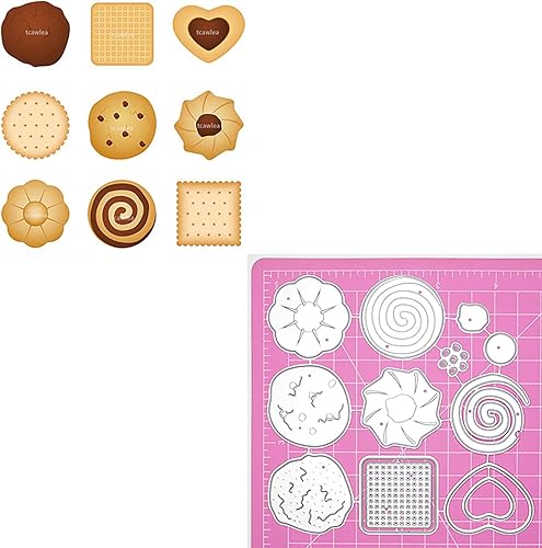 Miniatura 4 de 3 piezas de galletas dulces para corte de té de la tarde, nueva plantilla para el día de San Valentín para manualidades, álbumes de recortes,