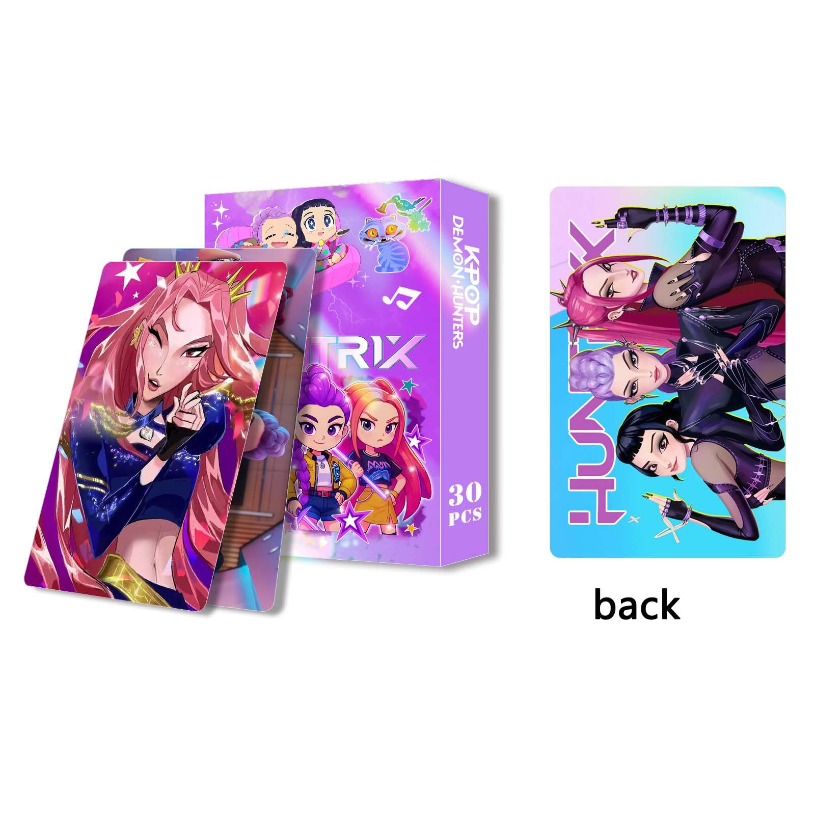 Sanmatic K-Pop Demon LOMO Cards Classic Card Set for Kids Playing for Party Favors and Gift (F), 5.5cm * 8.9cm - Image 3