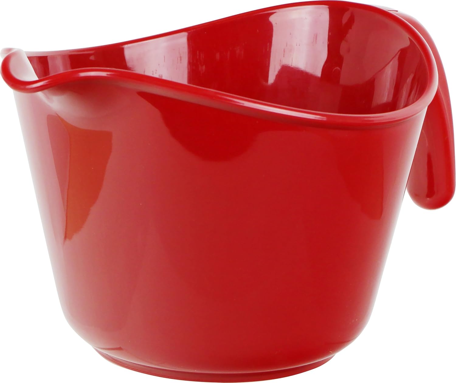 Reston Lloyd, Batter Bowl With Pour Spout, Non-Slip Base, Erogonomic Space Saving Detachable Handle, 2 QT Heavy Duty BPA-Free Microwave & Dishwasher Safe, Red - Thumbnail 2