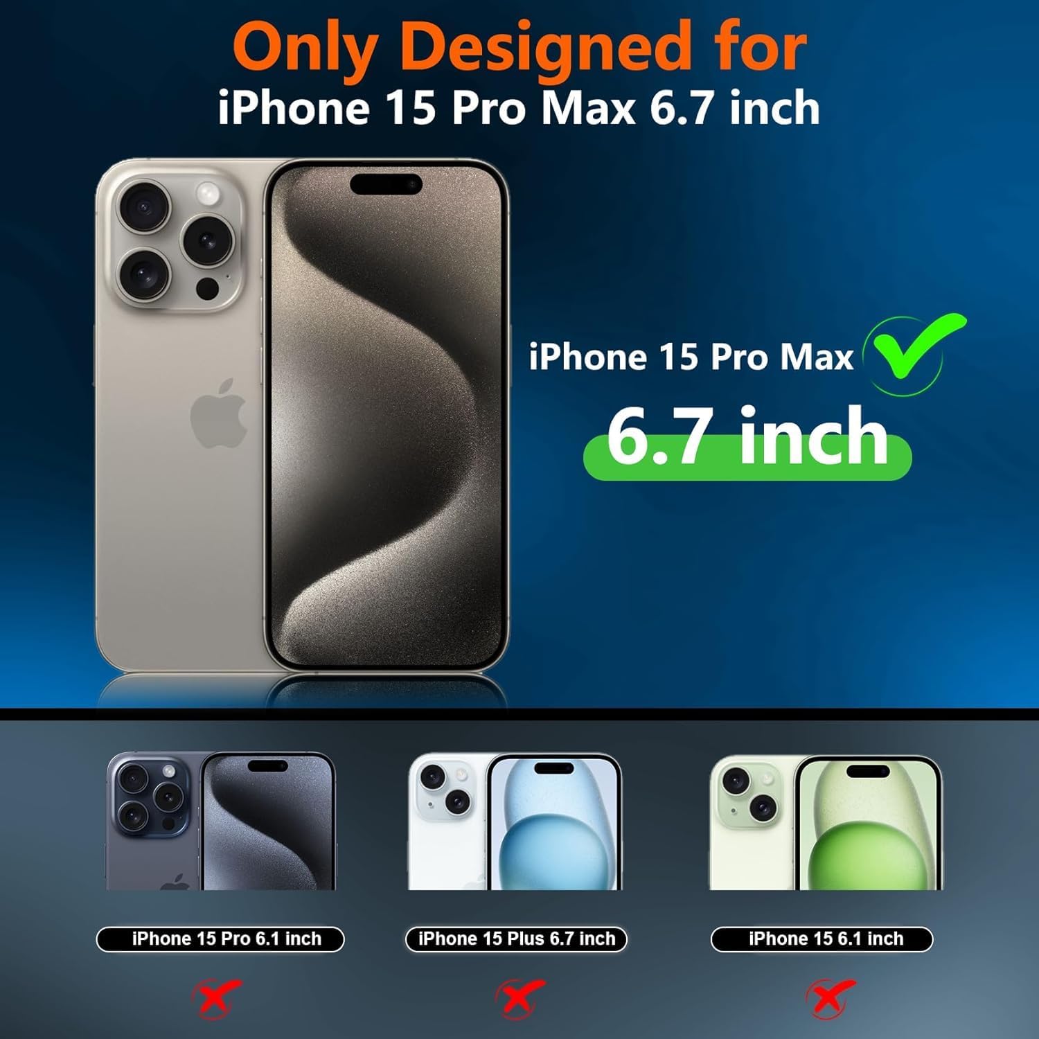 SPIDERCASE ONLY Designed for iPhone 15 Pro Max Waterproof, [Built-in Screen & Camera Protection] [IP68 Underwater]12FT Military Full-body Shockproof Anti-Scratched Rugged Phone Case 6.7”, Black/Clear - Image 2