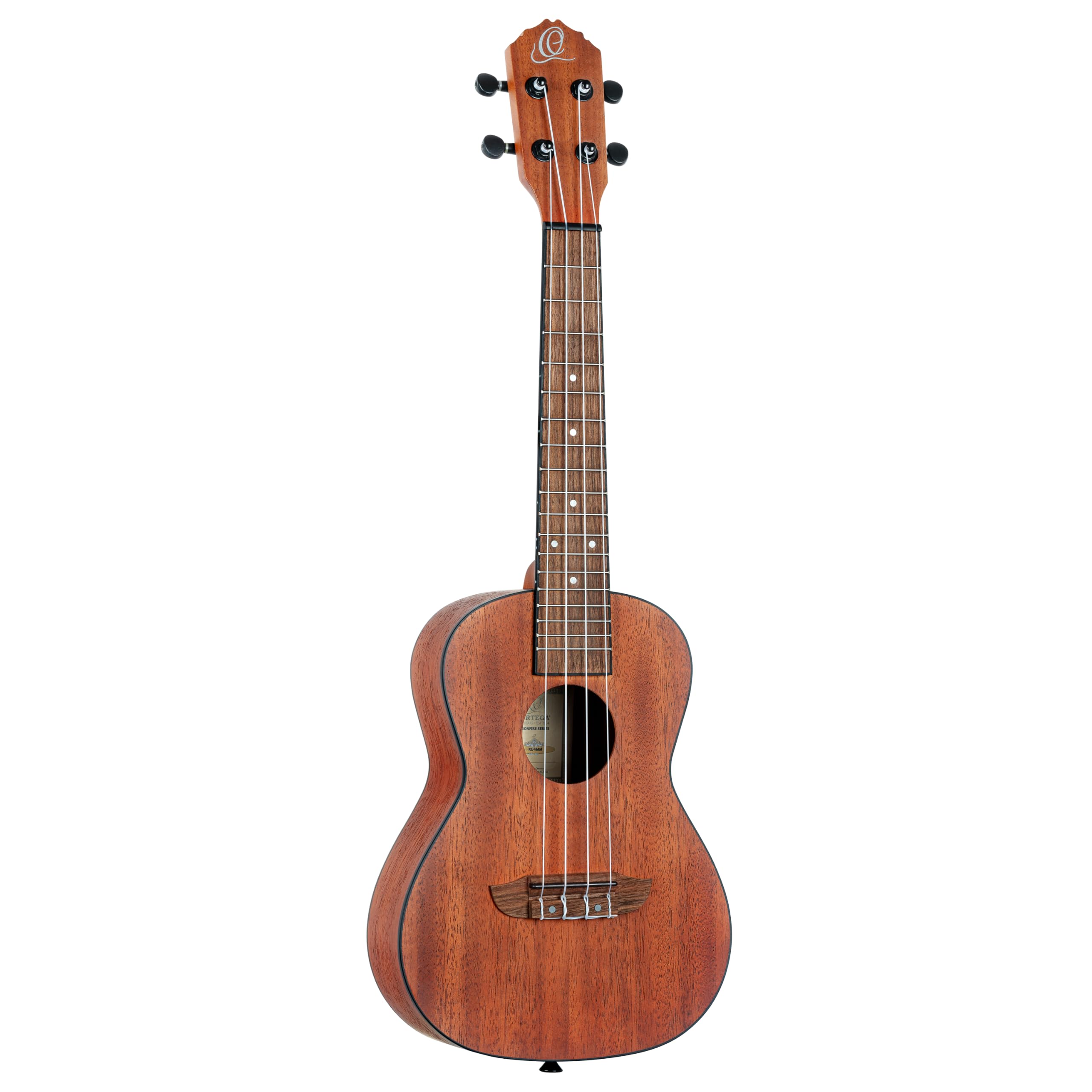 Ortega Guitars Ukulélé Concert Acoustique – Série Bonfire – Sapele, Naturel (RU4MM)