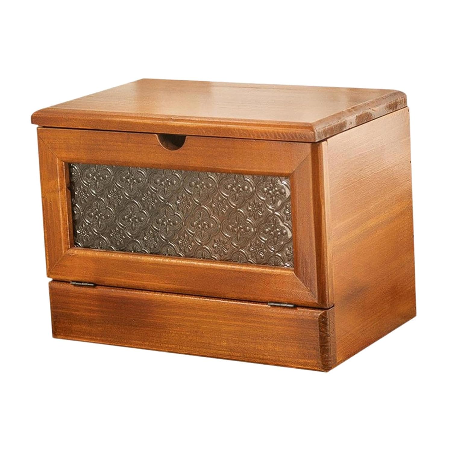 Generic Wooden Makeup Organizer Desktop Cosmetic Box for Bathroom Dorm Countertop