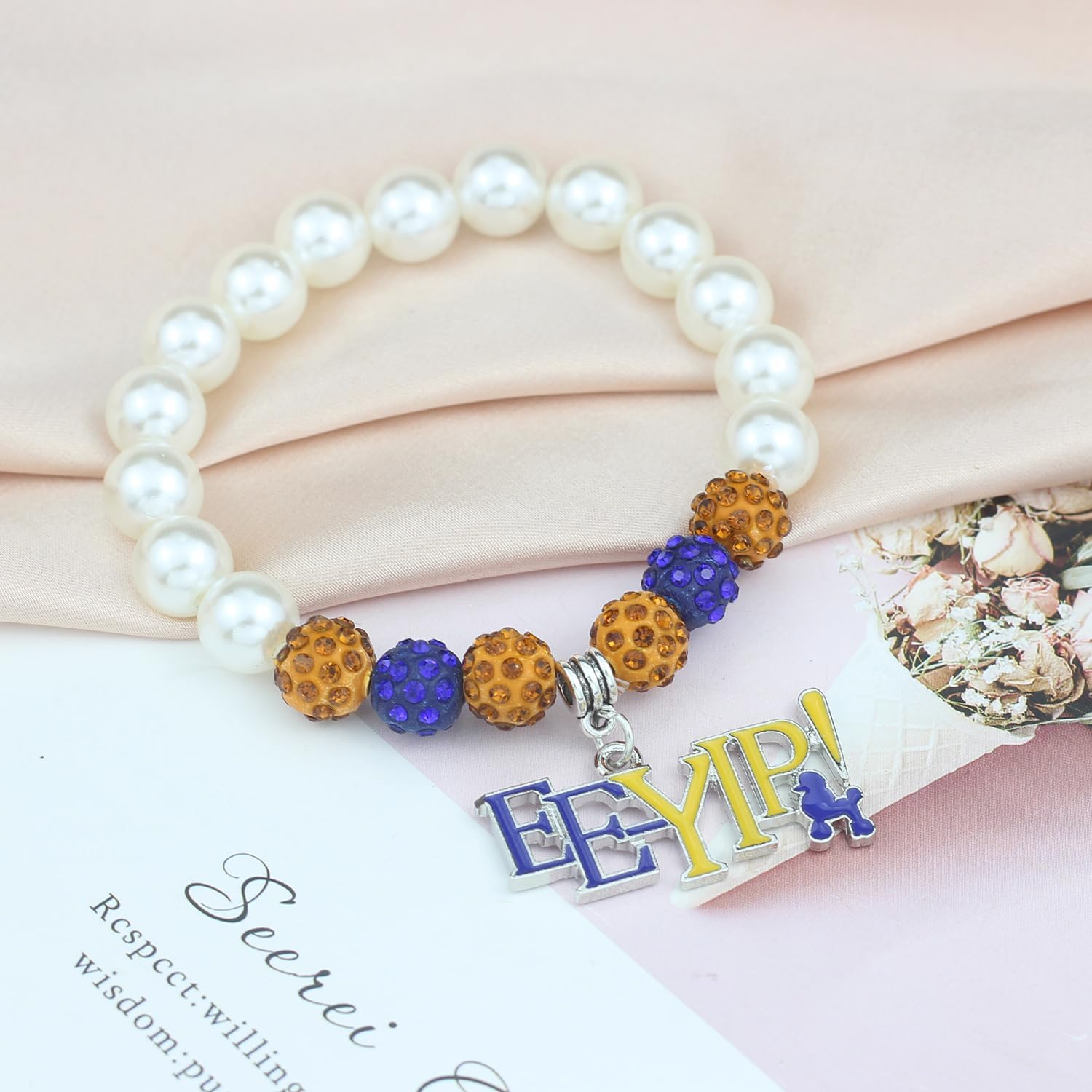 SGRHO Sorority Bracelet for Women 1922 SGRHO Gift Greek Sorority Gift Paraphernalia Bead Jewelry for Soror Sister - Image 4