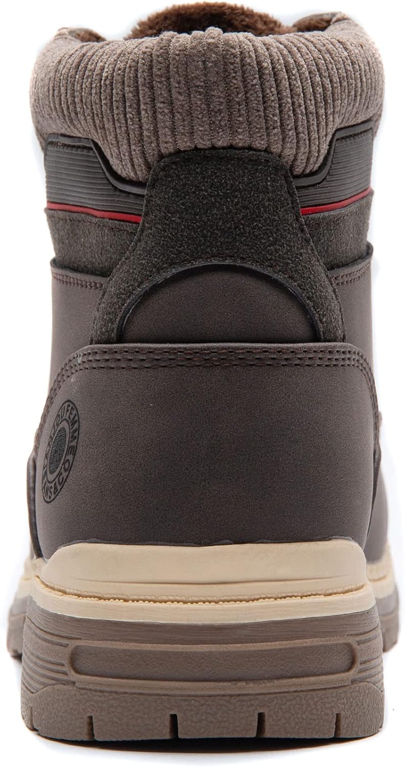 ANJOUFEMME Work Hiking Boots for Women Waterproof - Womens Outdoor Ankle Boots Lightweight Snow Winter Boots for Trekking Walking - Image 3