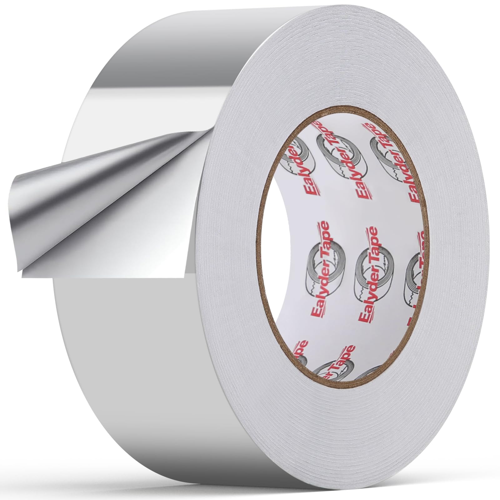 Cinta de Aluminio Selladora para Conductos de Aire 50 mm x 59.5 m, Impermeable, Resiste Vapor y Gas, Altas/Bajas Temperaturas, Robusta, Reparaciones Permanentes
