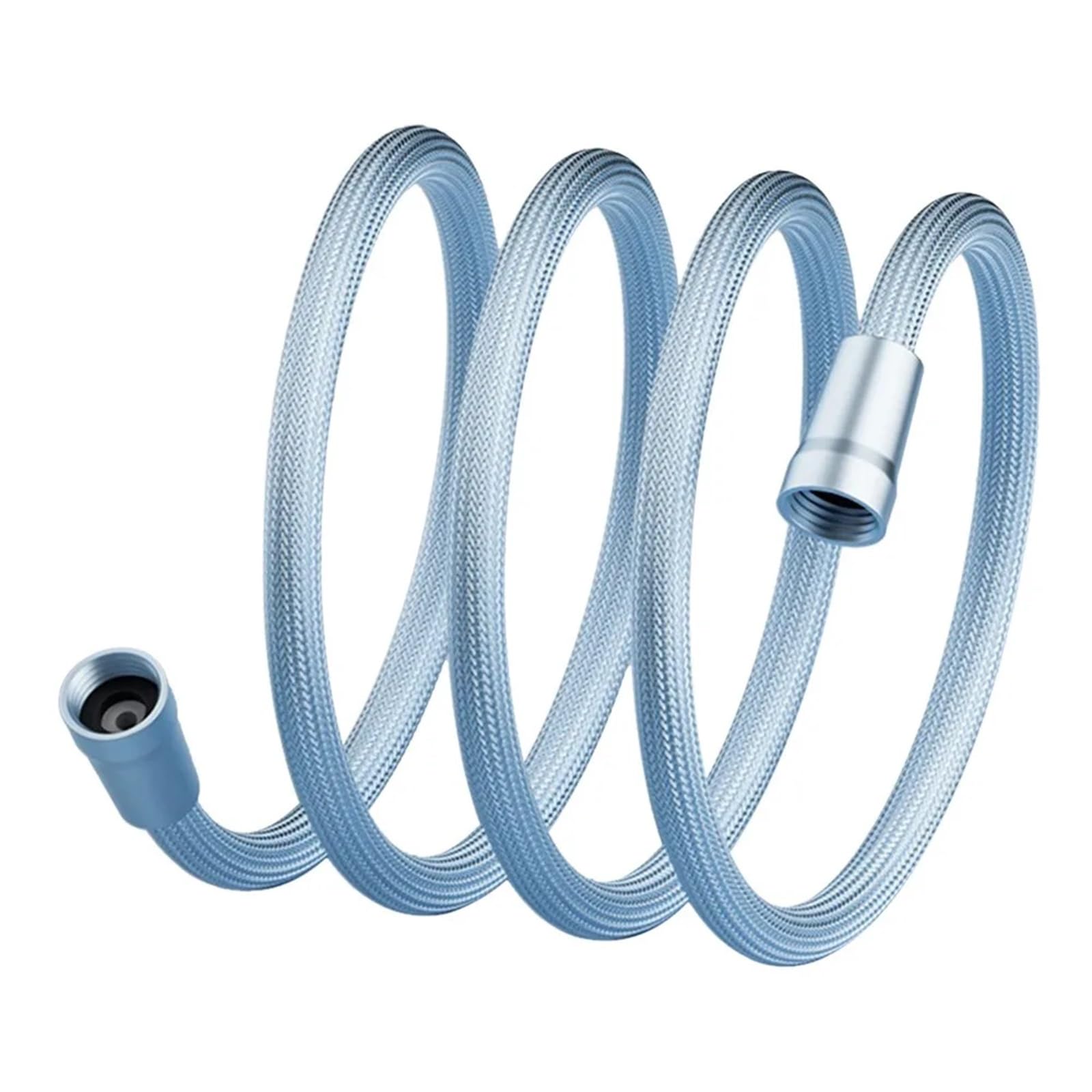 Xvdrfsd One Color Shower Hose 1.5/2M Handheld Shower Hose Anti Winding Universal Interface Tube Flexible Gi/2 Bath Nylon Pipe Pipes & Fittings(2Meter-Blue)