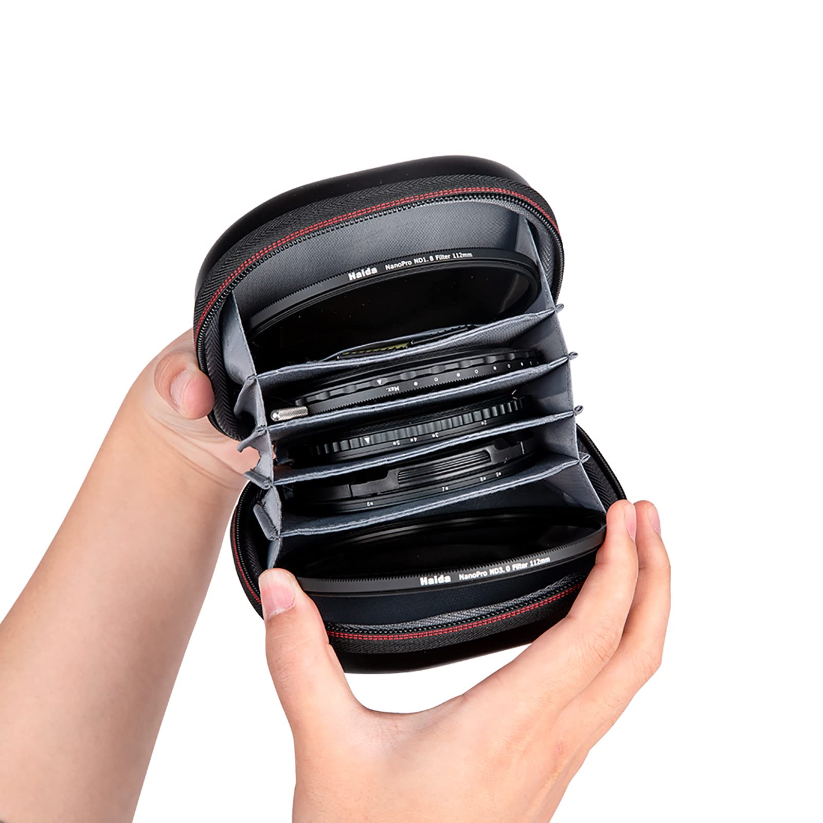 Haida Custodia Circolari Filtri per Fotografici - Custodia a 5 Tasche per Filtri fino a 82mm