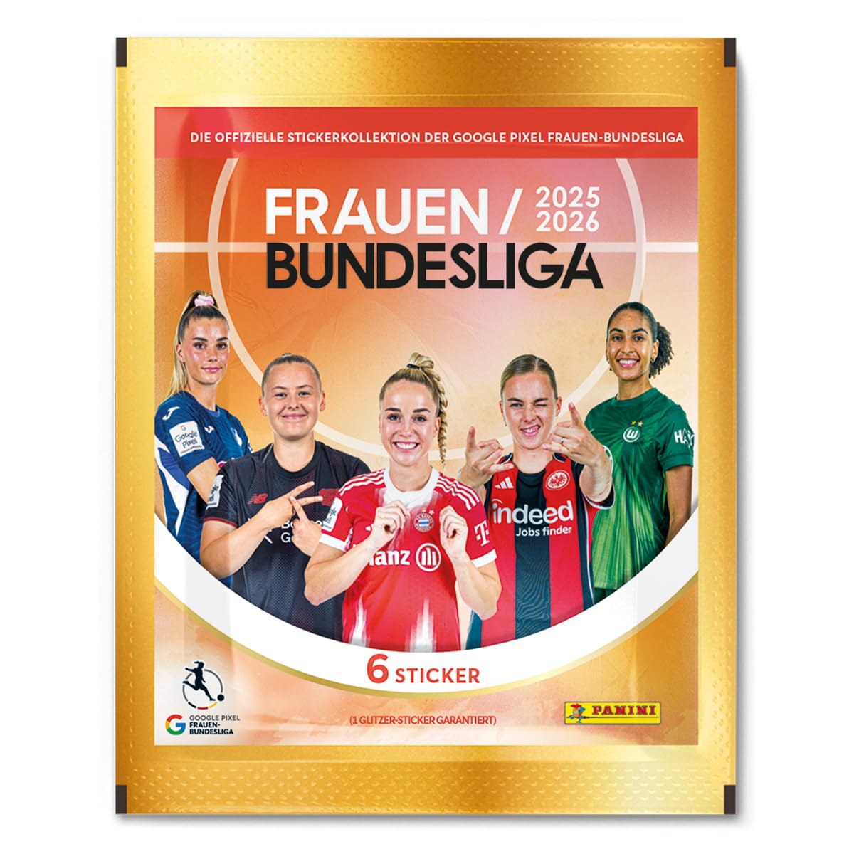 Panini Google Pixel Frauen-Bundesliga 2025/26 Stickerkollektion (Mega-Bundle)