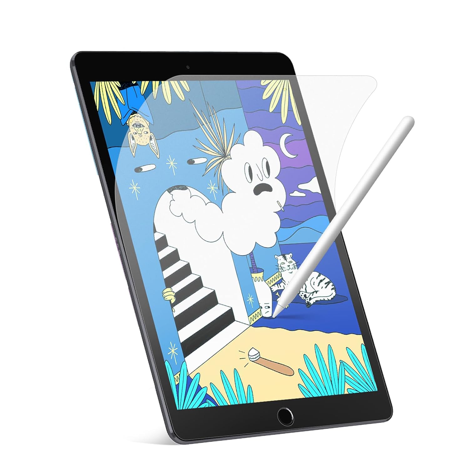 [2 Pack] Paperfeel Screen Protector for iPad 8/7 (10.2Inch, 2020/2019