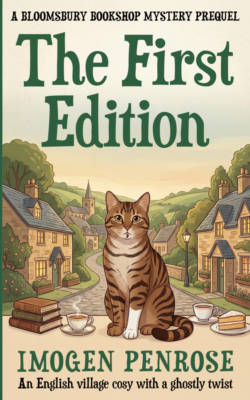 The First Edition - An English Village Cosy With A Ghostly Twist: A Bloomsbury Bookshop Mystery Novella (Prequel to Murder at Marchmont & Bell)