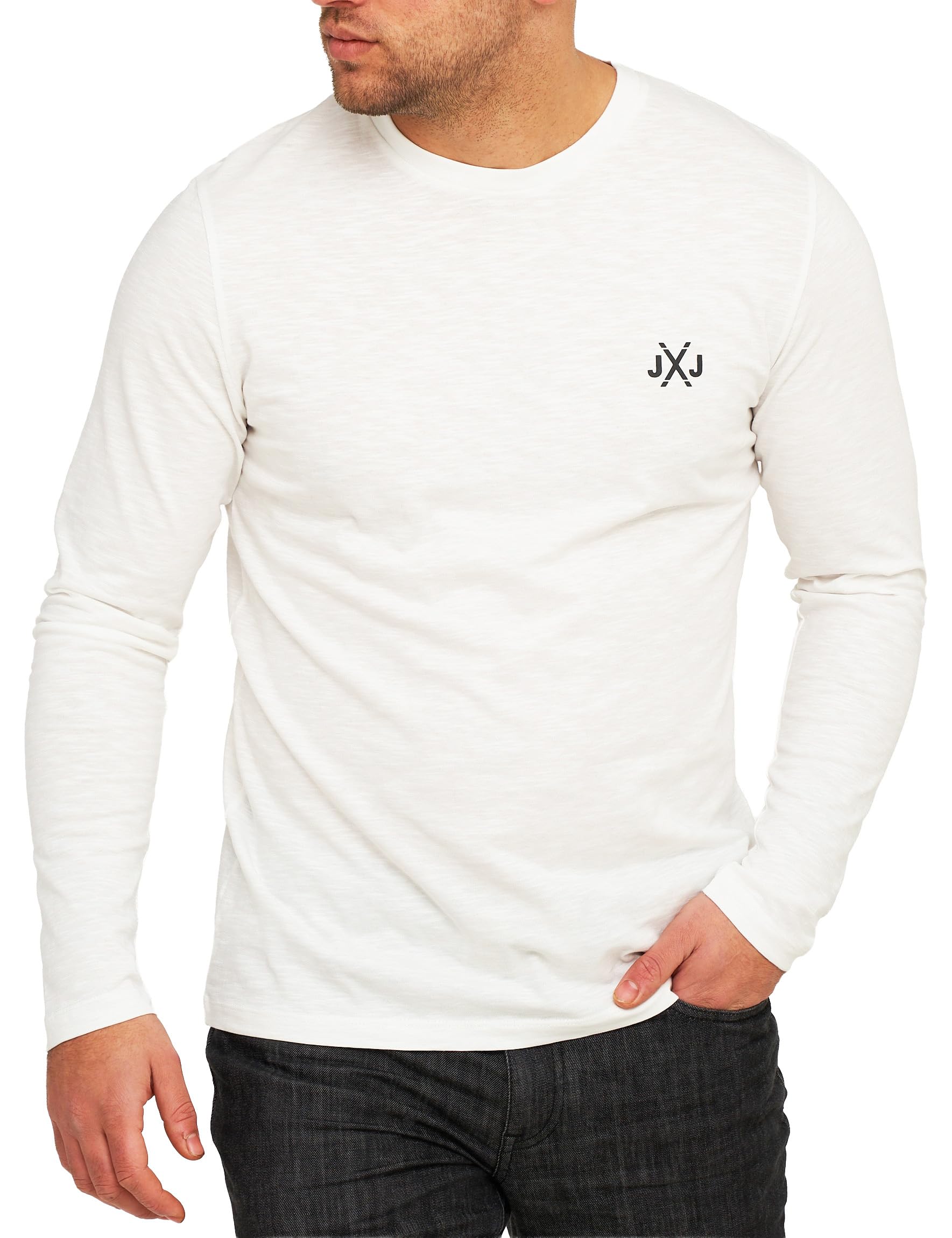 JACK & JONES Infinity Herren Langarmshirt Rise Infinity O-Neck T-Shirt