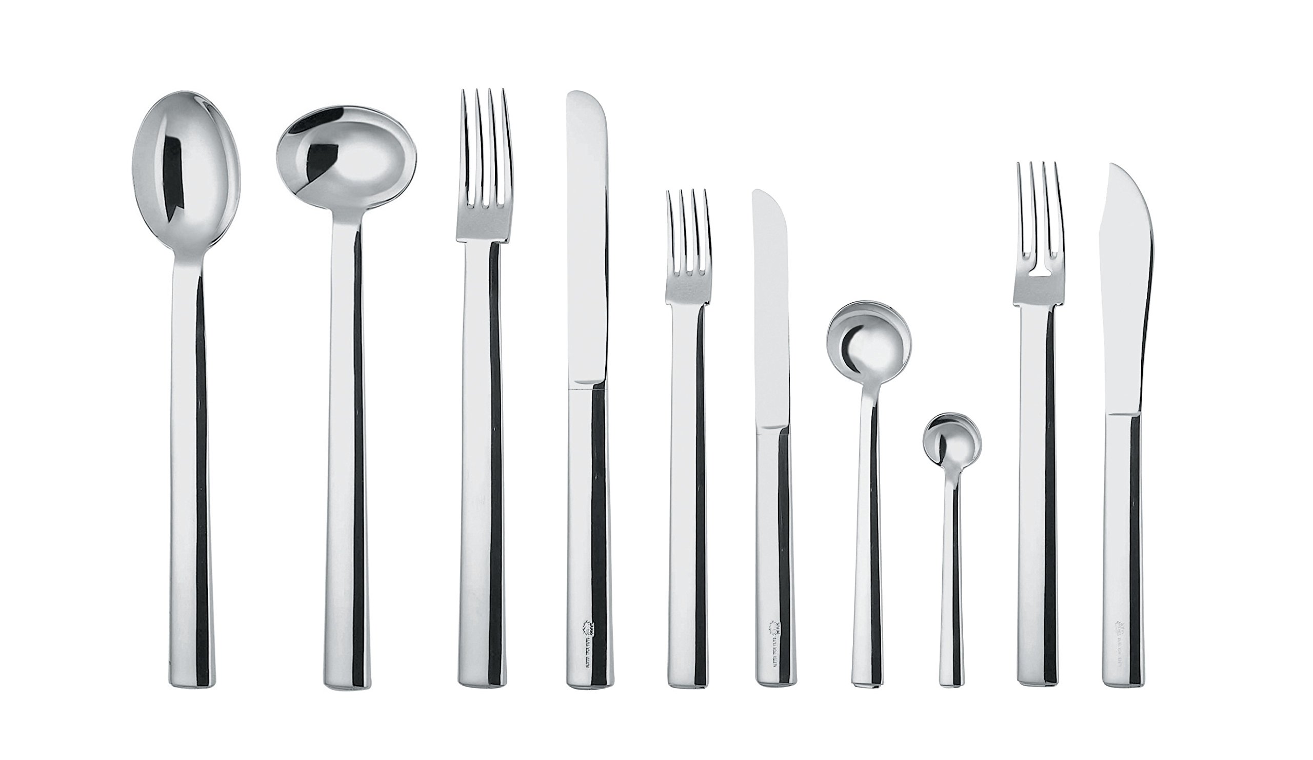 ALESSI JH01/6 RUNDES MODELL デザートナイフ4本 Rundes Modell
