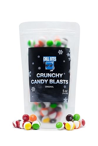 Miniatura 2 de Chill Bites Skittles liofilizados (original) - Skittles gourmet liofilizados de caramelo 5 onzas