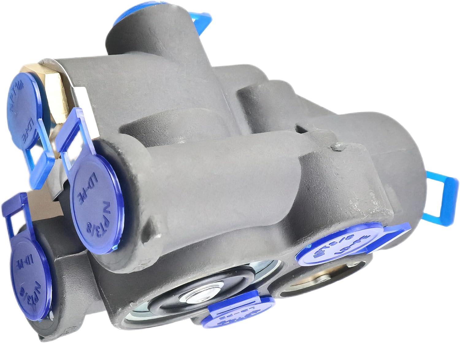 Air Brake Emergency Relay Spring Valve 51301 Compatible for Trailer 1/4" Supply & Control Ports