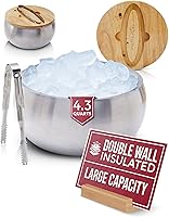 Vista 10 de Gusto Nostro Juego de utensilios para preparar cócteles para bármanes con cubitera de acero inoxidable - Juego completo de herramientas de mixología